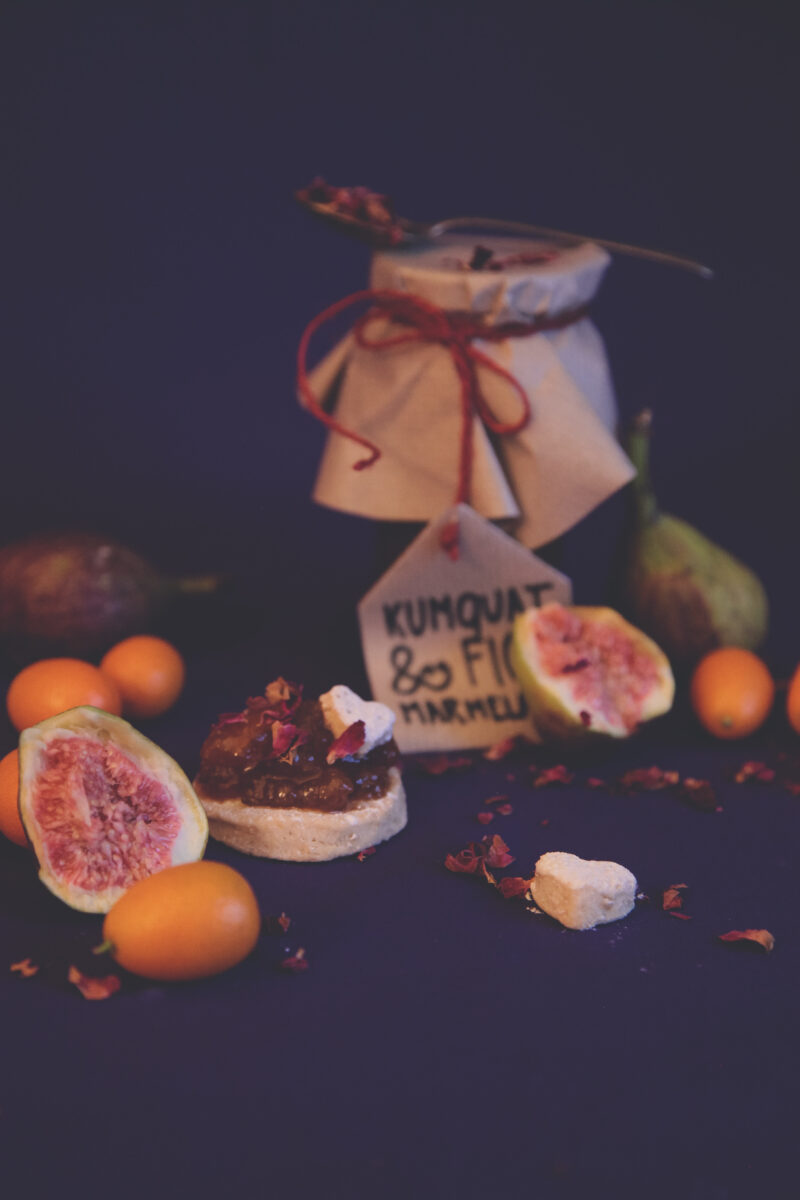 Kumquat, Fig & Rose Water Marmalade | Berries and Spice