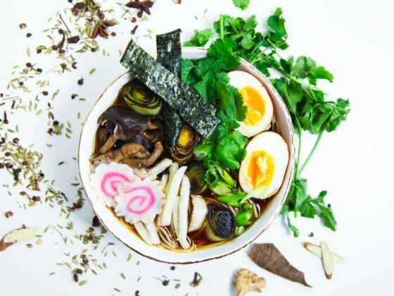 Aromatic Miso Ramen Soup for the Vegetarian in You | Berries and Spice